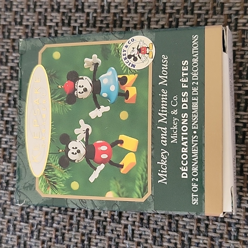 #1 Vintage Hallmark Keepsake Disney Ornament Miniature. 2000